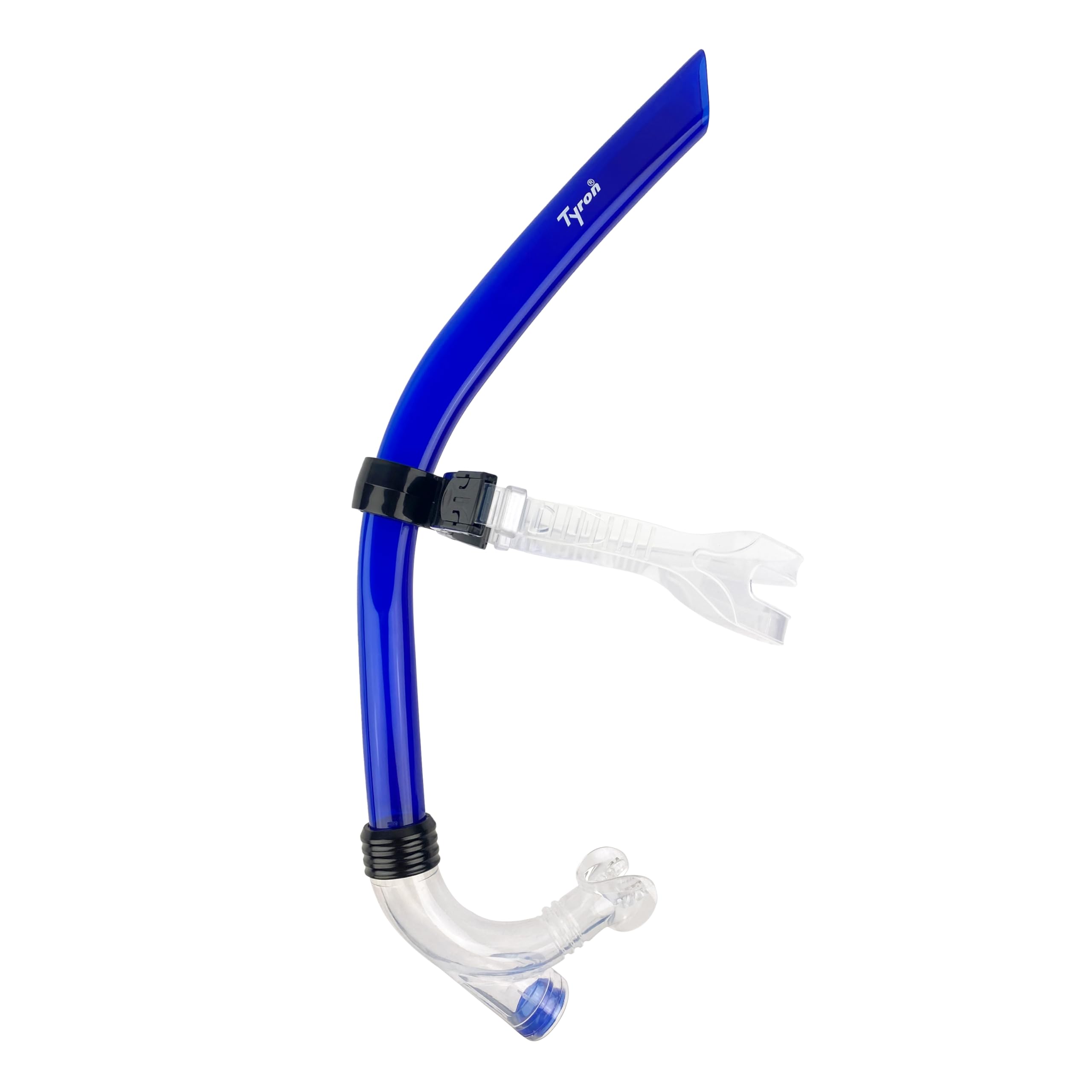 Tyron Esnórquel frontal (azul/blanco) | esnórquel frontal | Snorkel para nadadores | | Ayuda de entrenamiento para el entrenamiento de natación