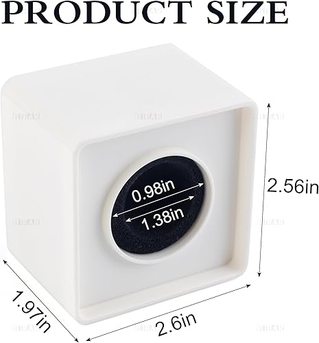 Miniatura 2 de AUEAR, Logotipo cuadrado del micrófono DIY en forma de cubo de la bandera del micrófono para la entrevista de noticias Blanco,Blanco & negro