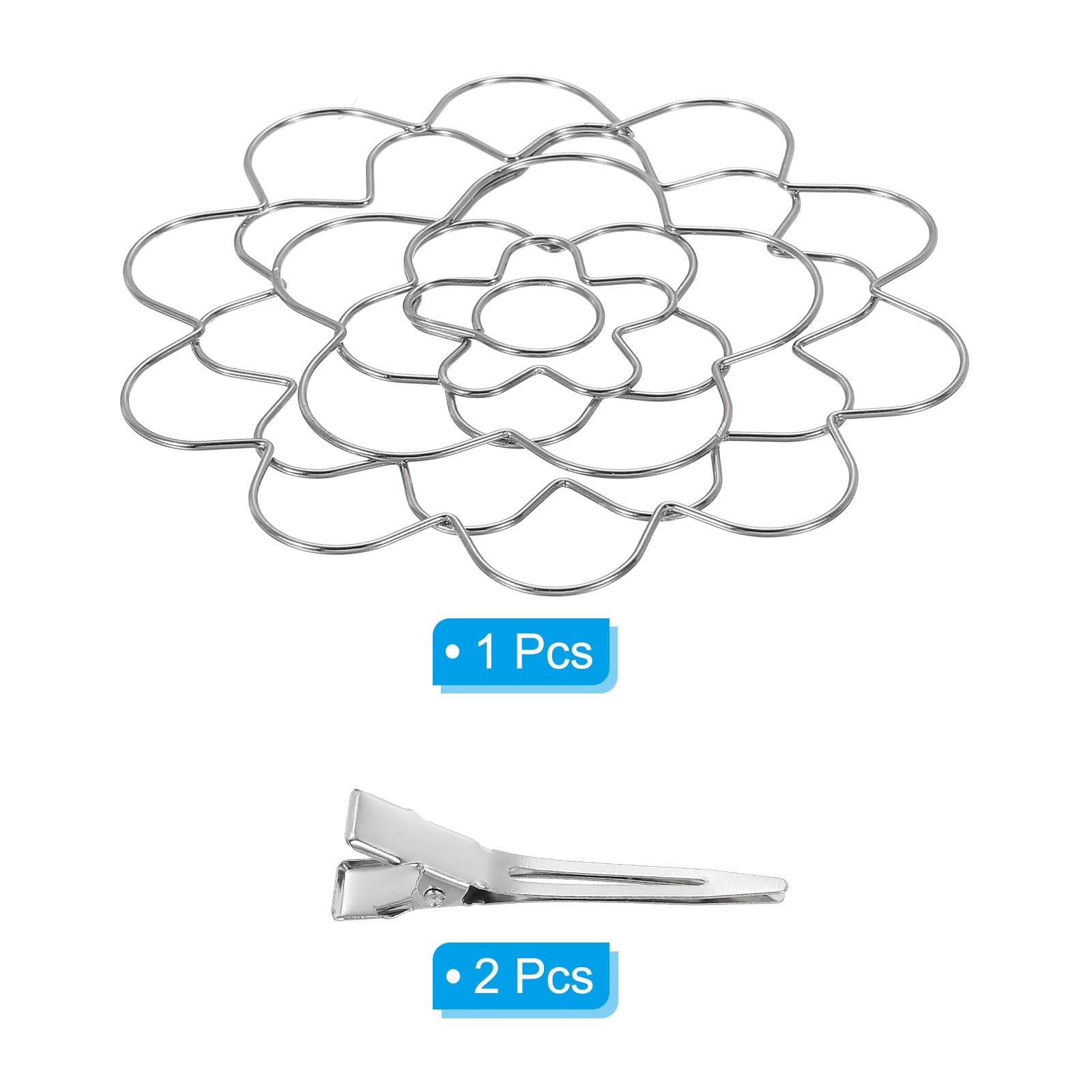 PATIKIL 4 Inch Flower Arranger Lid with 2 Clips - Image 3