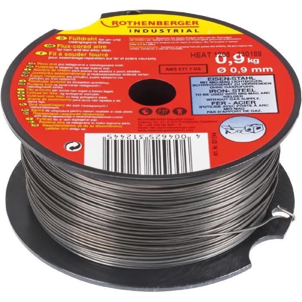 5 X 1 Kg Filo Di Riempimento E71T-GS 0,9 Mm FILO DI SALDATURA MIG - Foto 4