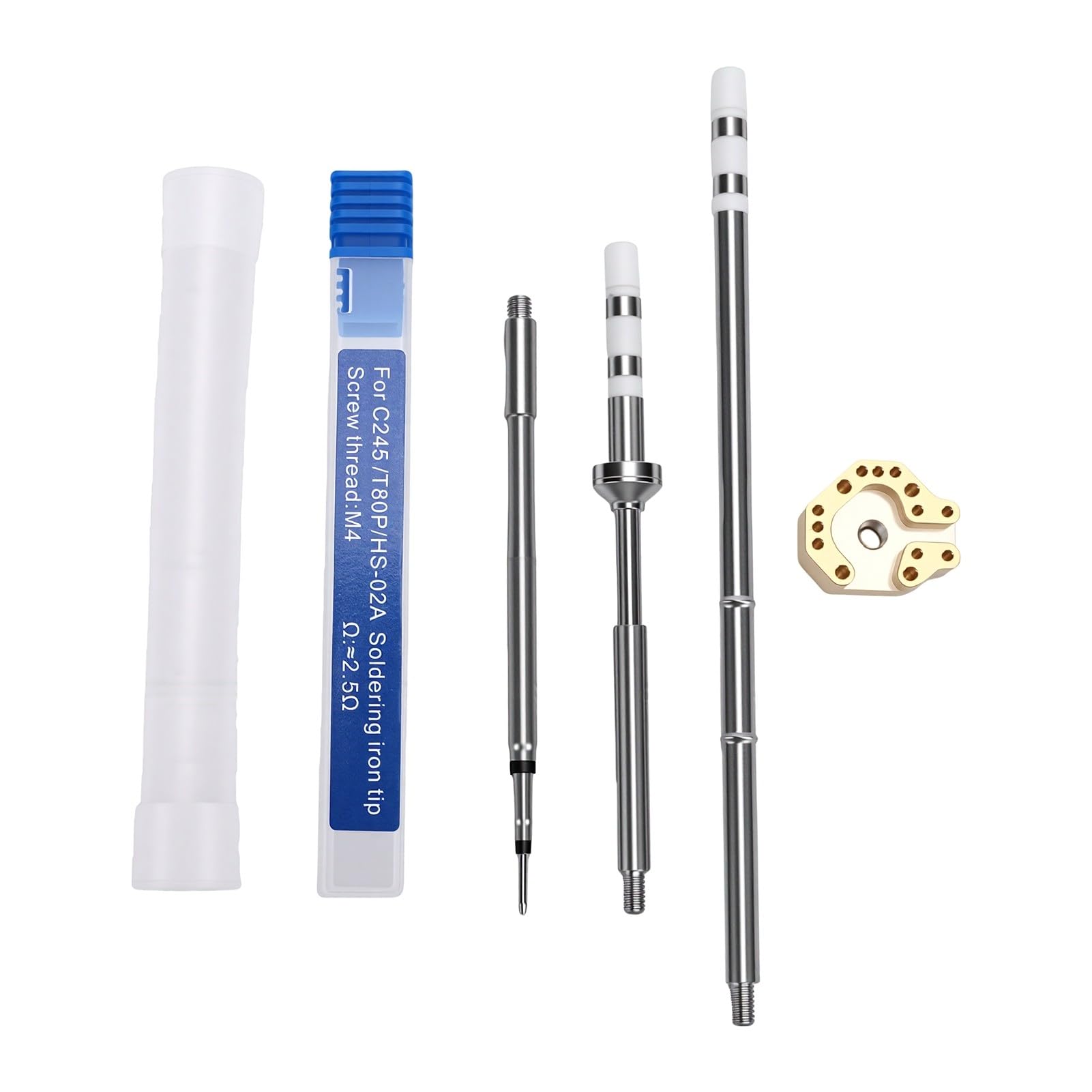 Generic Kit Completo di Punte per Saldatura per Joystick a Riscaldamento Rapido per Stick Analogico Drift Fix Compatibile con le Principali Piattaforme 3 Punte in Rame