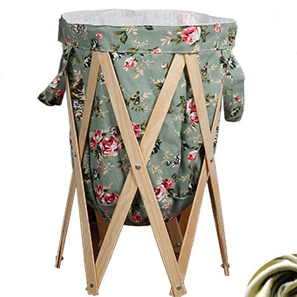 Panier pour linge sale pliable GGGGG bac de rangement tissu compact pour petit espace