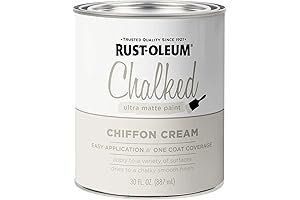 Rust-Oleum 30oz Chalked Ultra Matte Chiffon Cream Water-Based Chalk Paint 231818