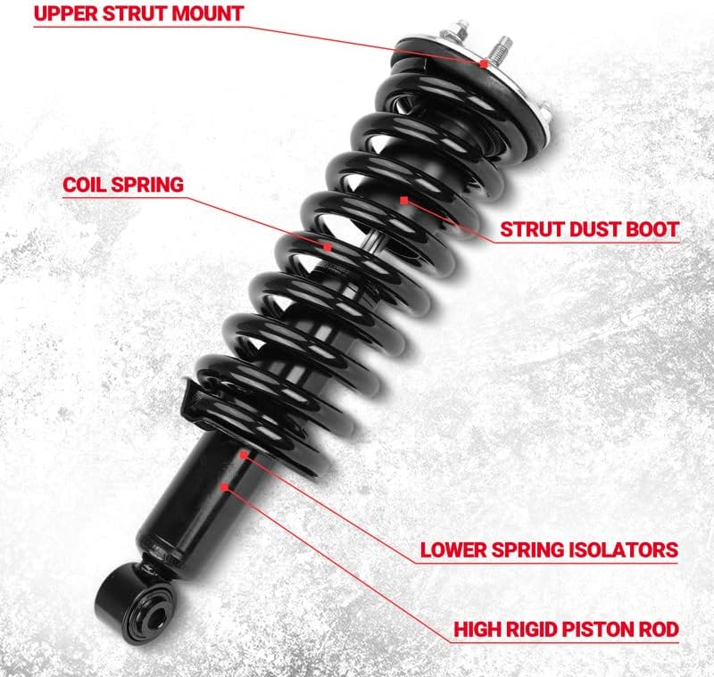 KAC Shock Absorbers Assembly w/Coil Spring, 2pc Front Shocks Struts Absorbers For Pathfinder 2005 2006 2007-2012, Auto Parts