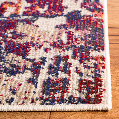 Alfombra de pelo corto moderna rectangular para dormitorio 61x244 5