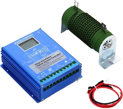 220v, 12000W Wind and Solar Hybrid MPPT Charge Controller,12V24V48V Automatic Controller with Dump Load LCD Display, Controller Universal for Off Grid Wind Charge Controller