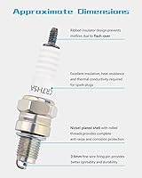 Vista 2 de A7RTC CR7HSA - Bujía de motocicleta de repuesto para NGK C7HSA 4549