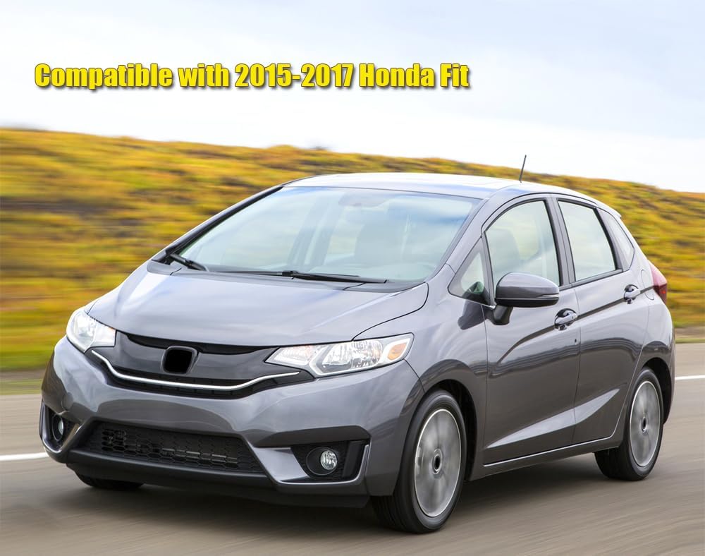 Mudguards Mud Flaps Splash Guards Fenders Compatible with 2015 2016 2017 Honda Fit Hatchback, 4pcs Car Mudguard, Black