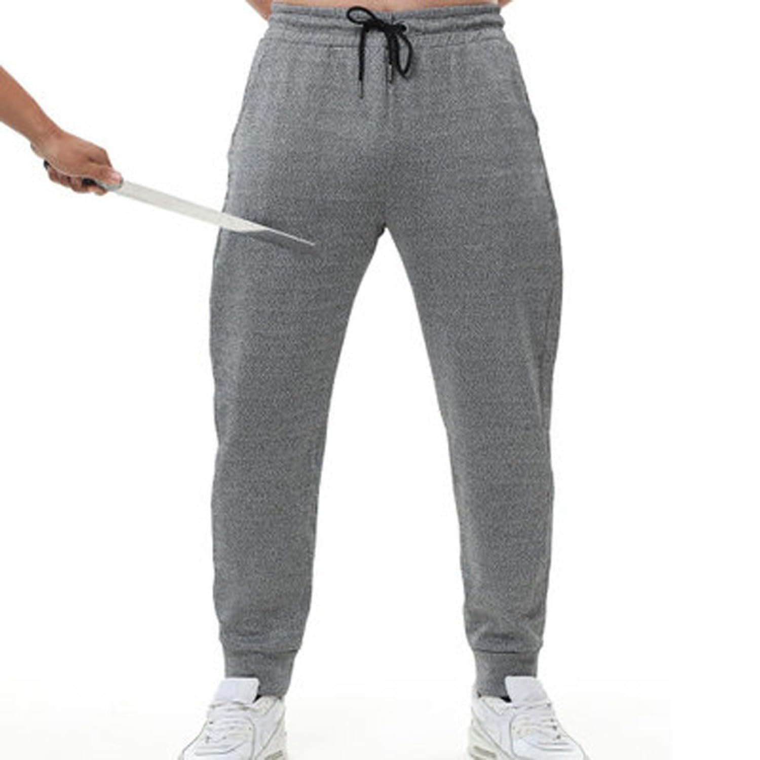 FUELIX Ropa De Protección contra Cortes De 5 Niveles, Pantalones Resistentes Al Desgaste Ropa Anti Cuchilla Ropa De Trabajo De Seguridad para Defensa Personal, Pantalones De Trabajo Anticortes XXL