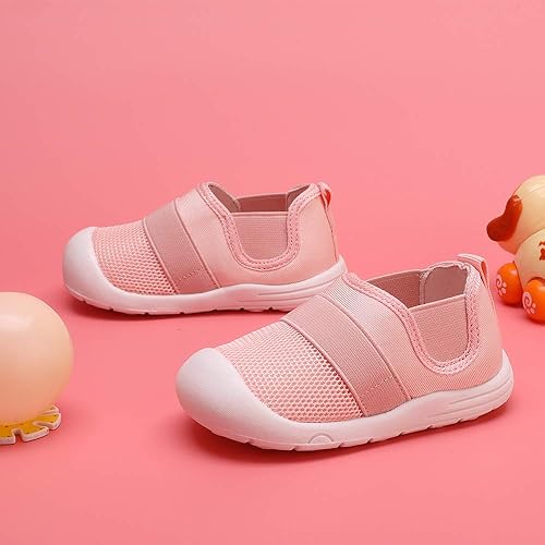 Miniatura 5 de Peggy Piggy Zapatos de bebé para caminar, zapatos para niños y niñas, zapatillas antideslizantes para primeros pasos, malla transpirable, zapatos de