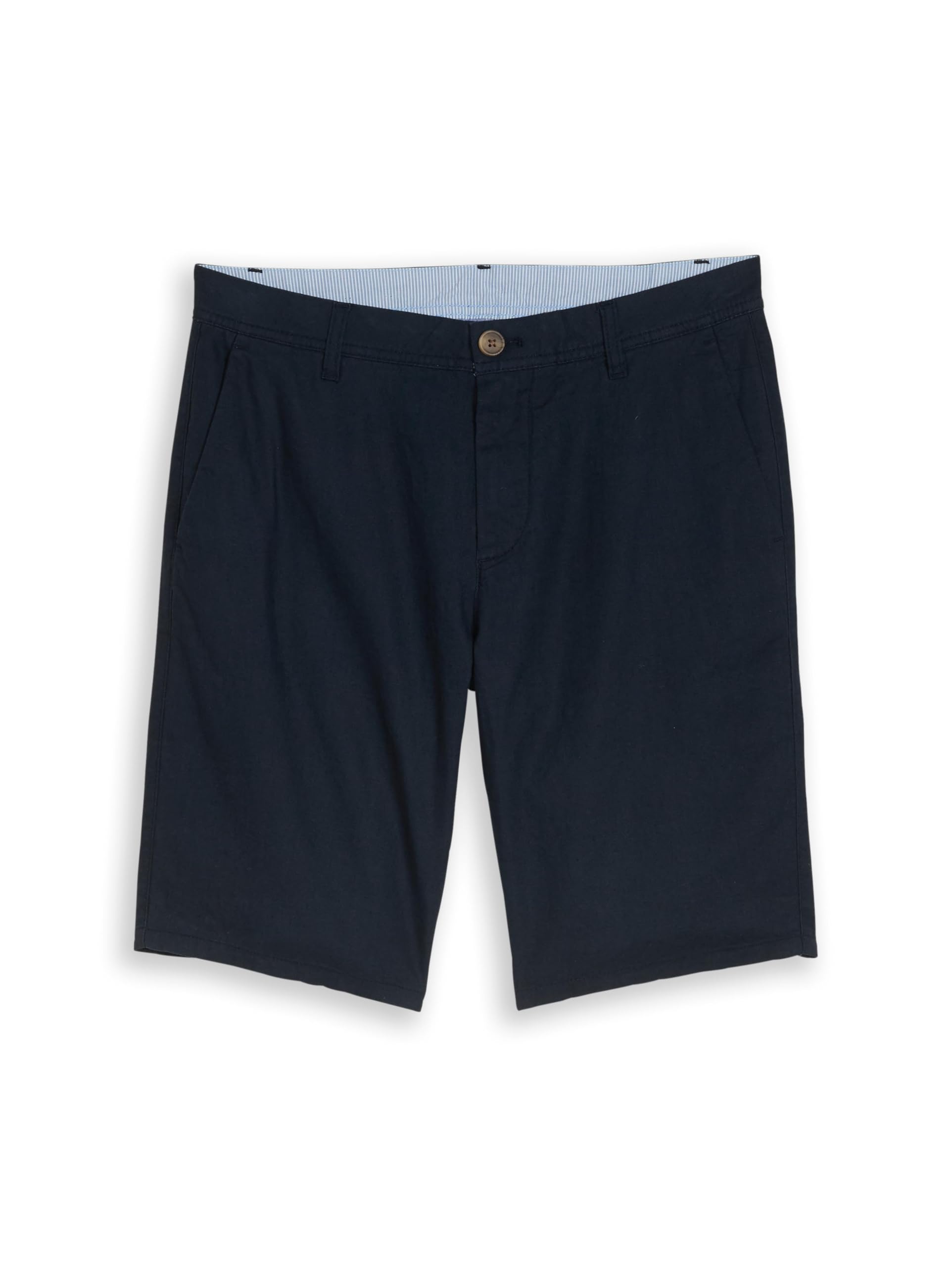 TOM TAILOR Herren Chino Shorts mit Leinen-Anteil