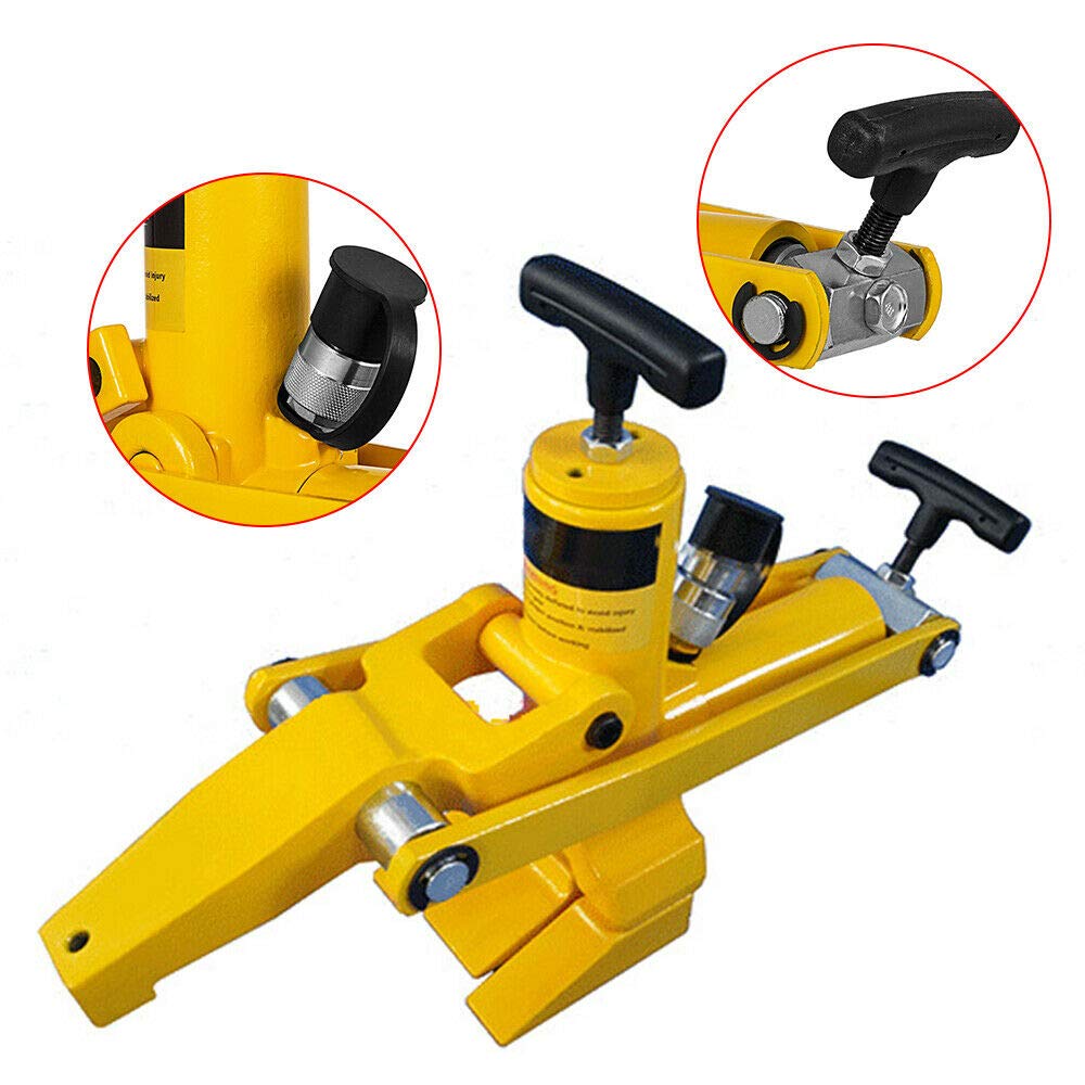 DONSU Hydraulic Bead Breaker Foot Pump,10,000 PSI Self-retracting Hydraulic Bead Breaker Tire Changer Kit 1/2 gal No. 32 Oil hot for Tractor Truck