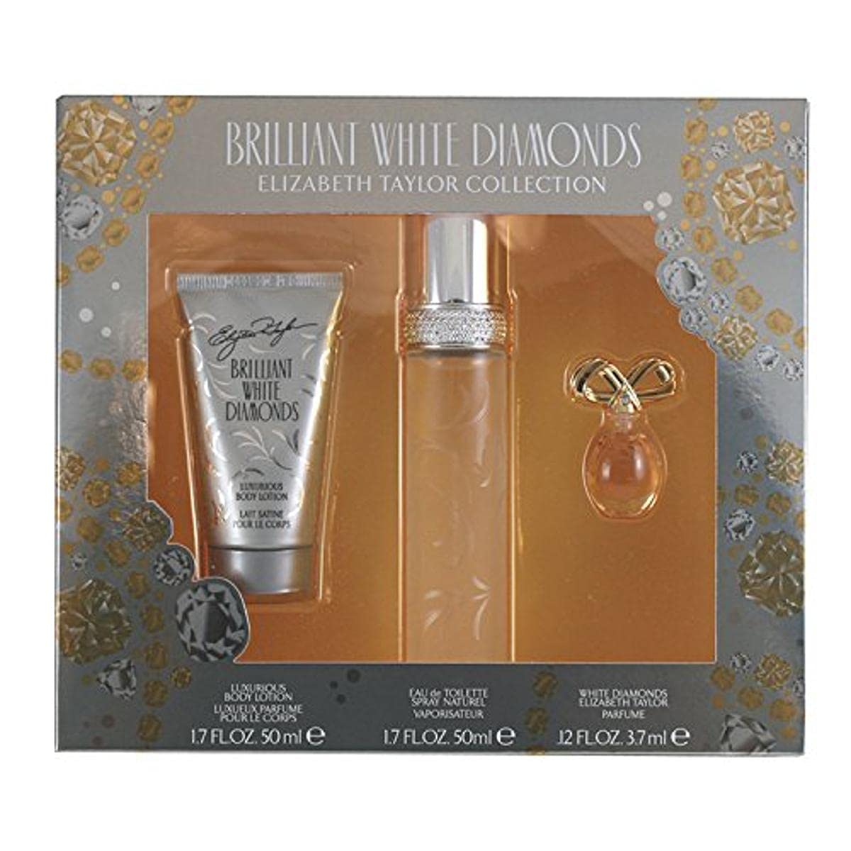 Elizabeth Taylor Brilliant White Diamonds Ladies Gift Set