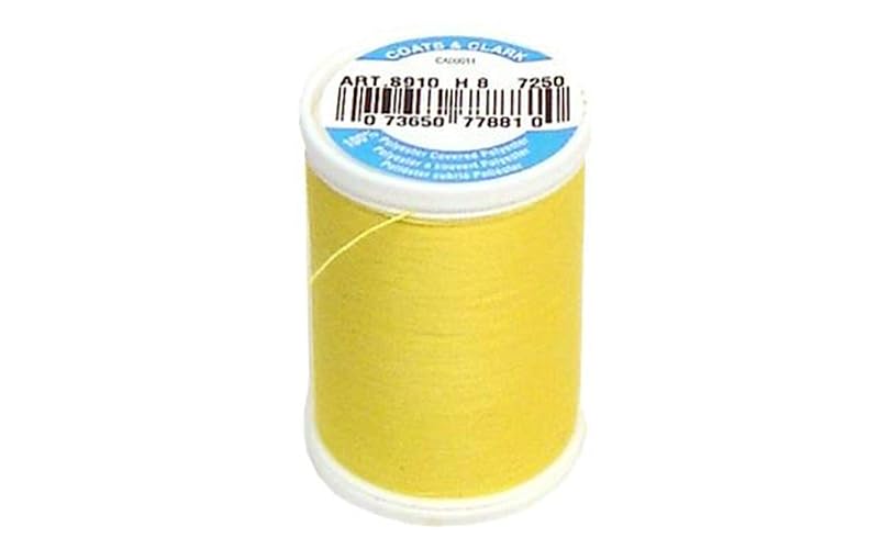Coats Thread & Zippers Dual Duty XP General Purpose Thread, 250-Yard, Sun Yellow