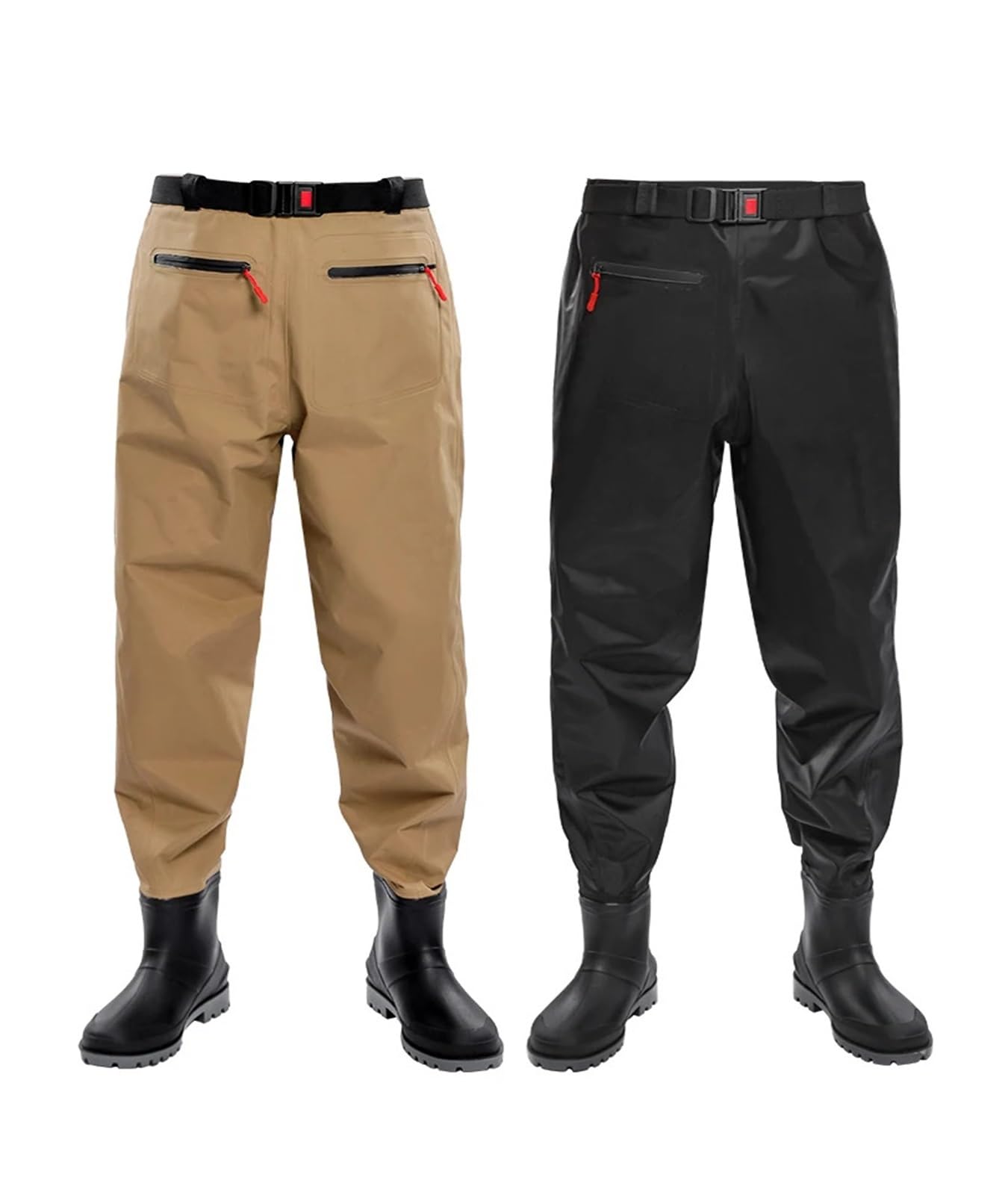 Trampolieri da Pesca lombo, Pantaloni da trampoliere con Esca for Lago fluviale, Abbigliamento da Mare da Viaggio, Tuta Impermeabile for Esterni, Comfort Traspirante per Pesca E Caccia(D,XXL)