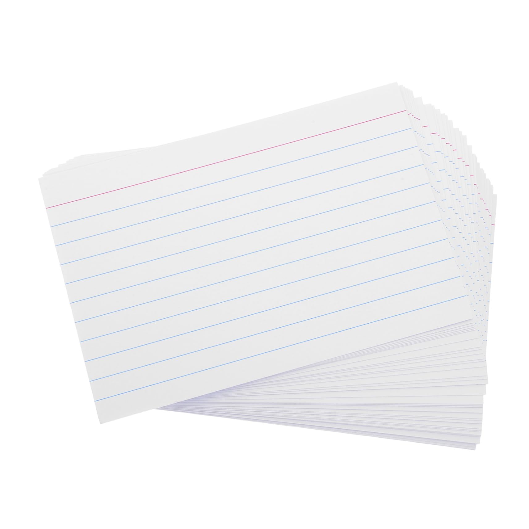 Linierte Karten 200 Stück Papier, Horizontal Liniertes Notizpapier