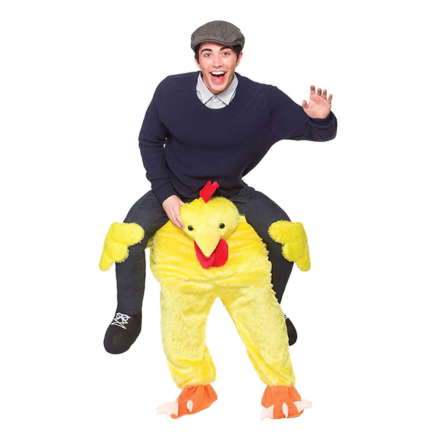 Mascot Costume Carry Ride On Me Santa Claus Piggyback Costumes