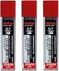 rOtring 0,7 mm 2B Süper Polimer Kalem Kurşun - 3'lü Paket - Toplam 72 Kurşun - Mekanik Kurşun Kalemler için Yedekler