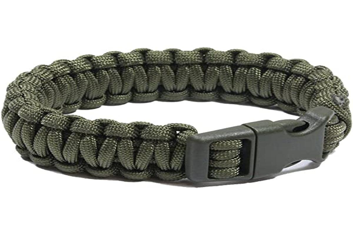 Unknown Survival Paracord Bracelet Wide Olive