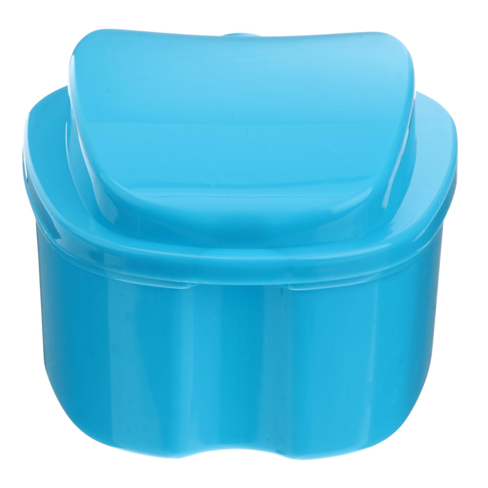 Boîte de Rangement pour Prothèse Dentaire Mini en PP Bleu