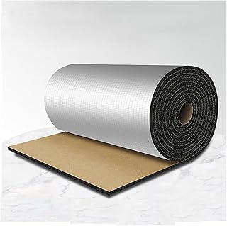 Environmentally Friendly Aluminum foil Thermal Insulation Cotton, high Temperature Resistant, Fireproof and Sunproof, Suitable for Roofs and car Hoods(1*8m/3.2*26ft,25MM(THK))