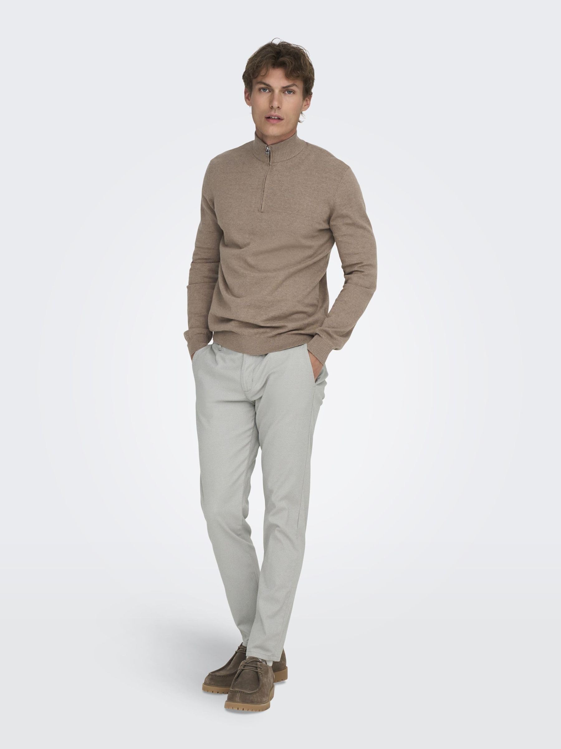 Only & Sons Herren Onsmark Pete Slim Dobby 0058 Pant Noos Hose – Bild 5