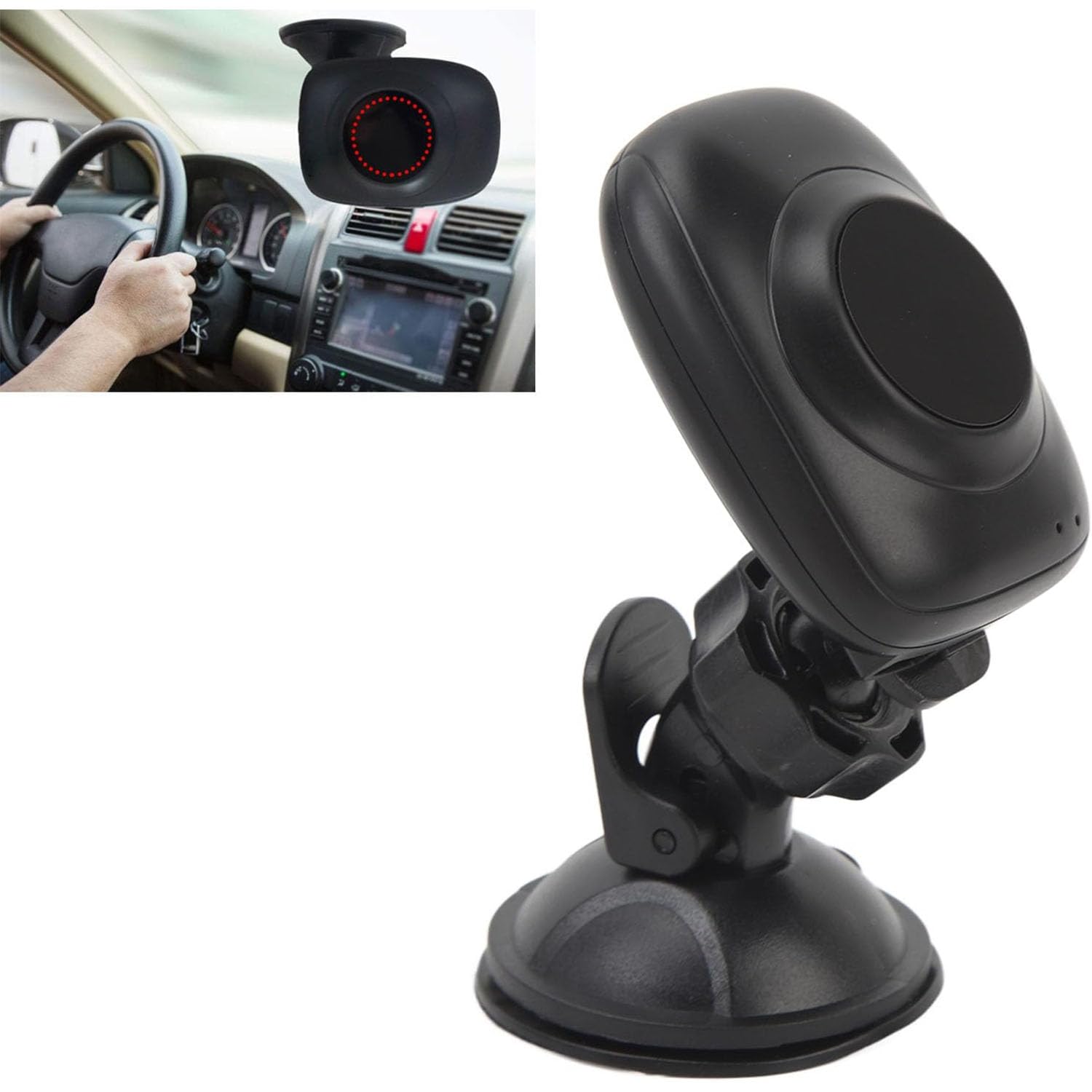 Dispositivo Di Allarme Per La Stanchezza Del Conducente, Monitor Di Guida Per La Stanchezza Con Angolo Di Rilevamento Di 60 Gradi, Avviso Di Distrazione E Sonnolenza Per Auto, Camion E Automobili