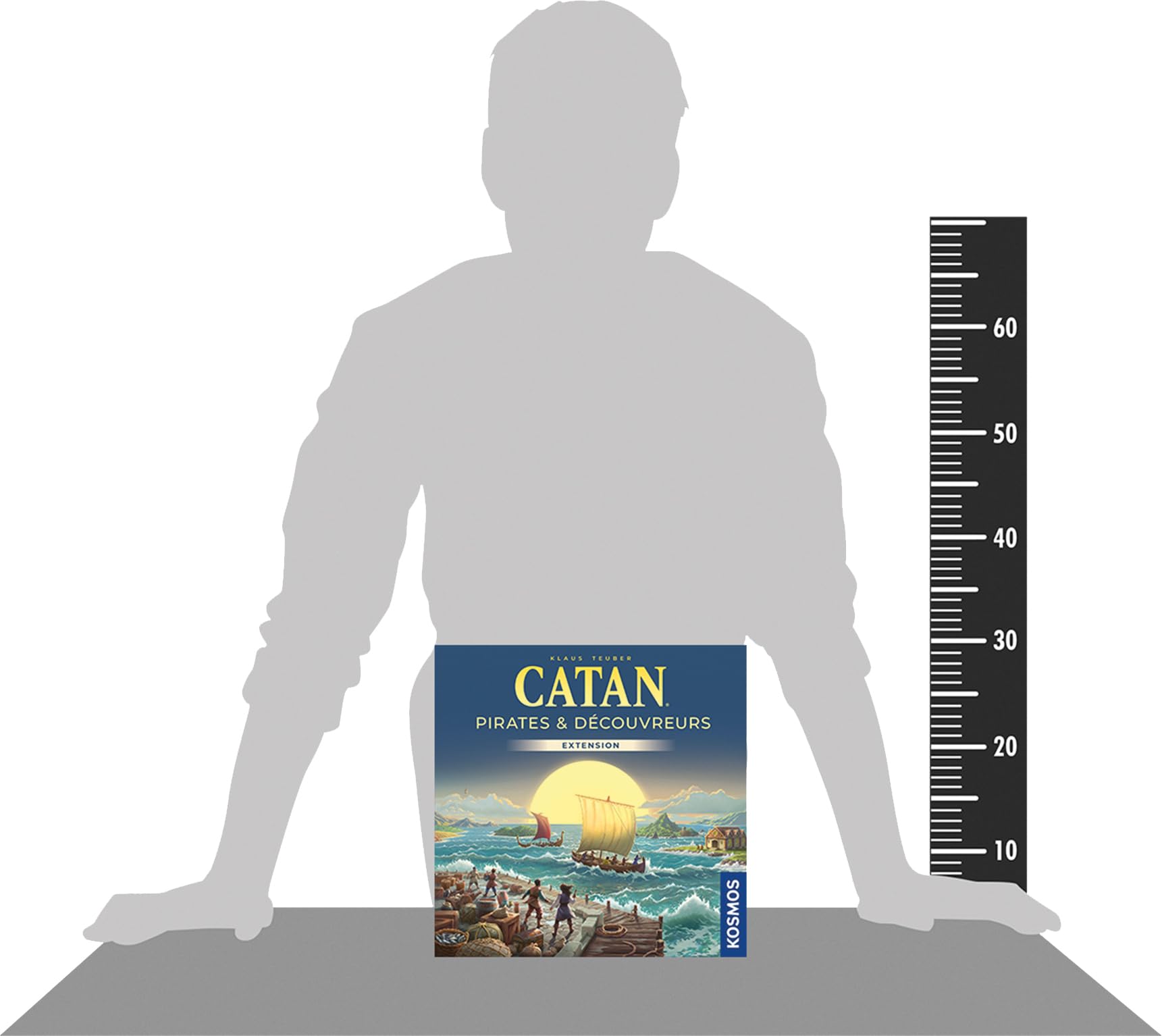 Asmodee - Catan : Pirates & Découvreurs - Kosmos - Jeu de Société | Extension stratégique Refresh 2025 - Dès 12 Ans - 2 à 4 Joueurs - Version Française