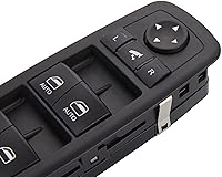 Vista 4 de Power Window Switch.11 Metal Pins.Fits for 2014-2018 Jeep Grand Cherokee.68184803AC.Driver Side Control Door vidrios Master Switch.