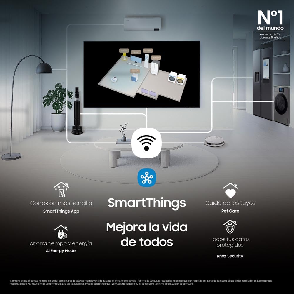 Samsung TU75U8005FUX, Smart TV 75", 4K Ultra HD QLED, HDR, LED [Versione Francese, Spagnola, Portoghese]