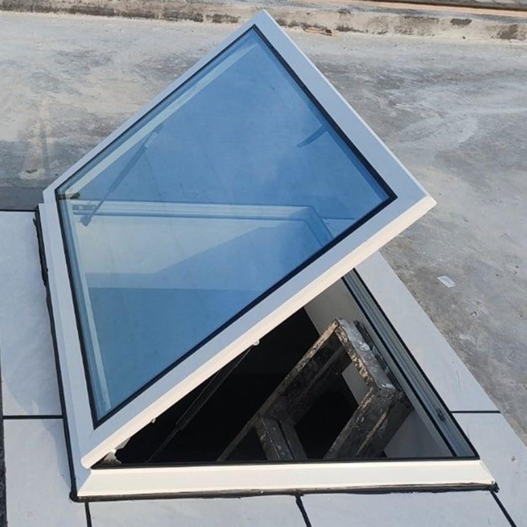 Ventana de techo de aluminio para áticos y sótanos, fácil instalación, ideal para terrazas e iluminación del hogar, solución de ventilación para propietarios de viviendas