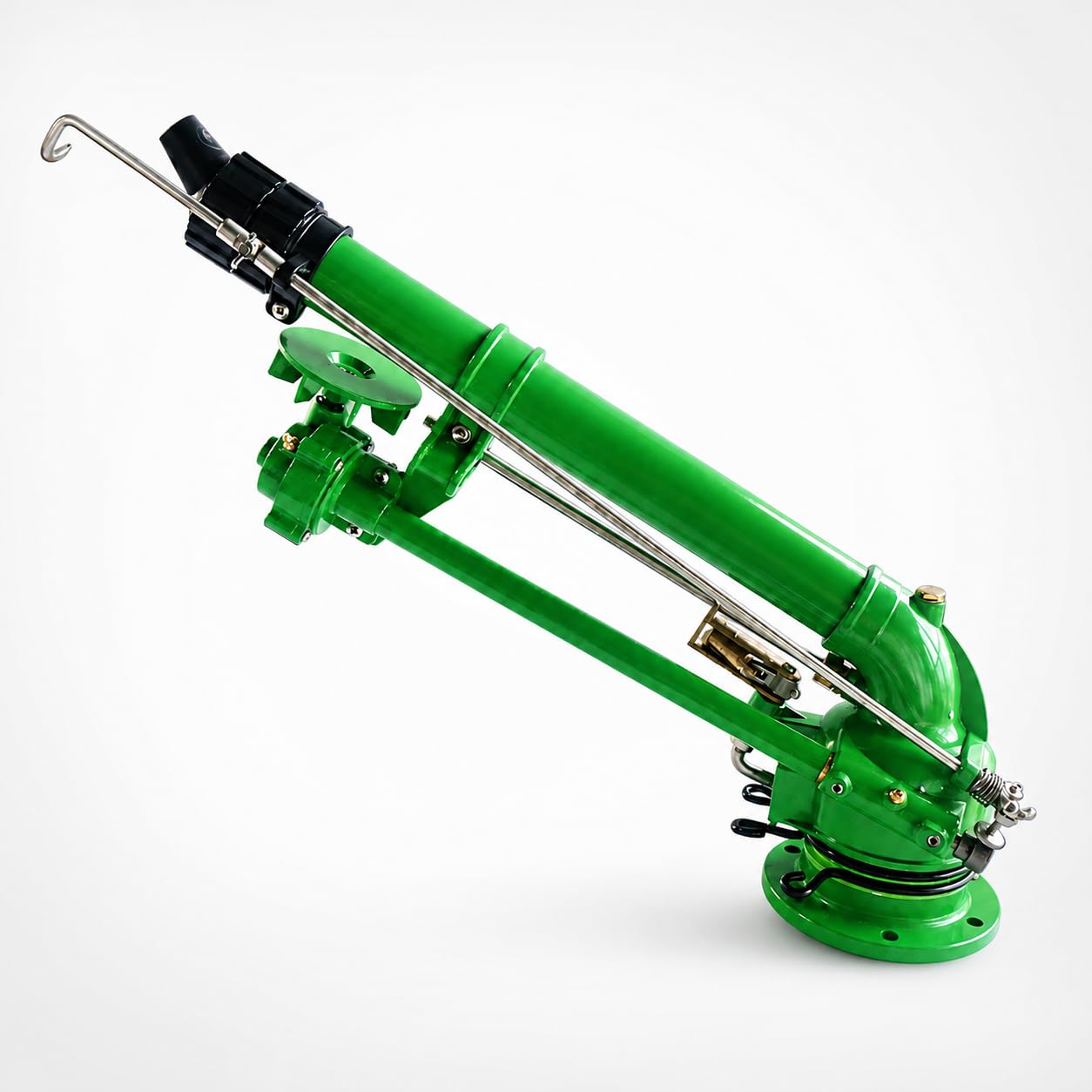 Irrigatore per irrigazione agricola regolabile a 360°, ugelli da 18 mm, 20 mm, 22 mm, portata 40-100 m, irrigazione di grandi aree da 4-8 bar