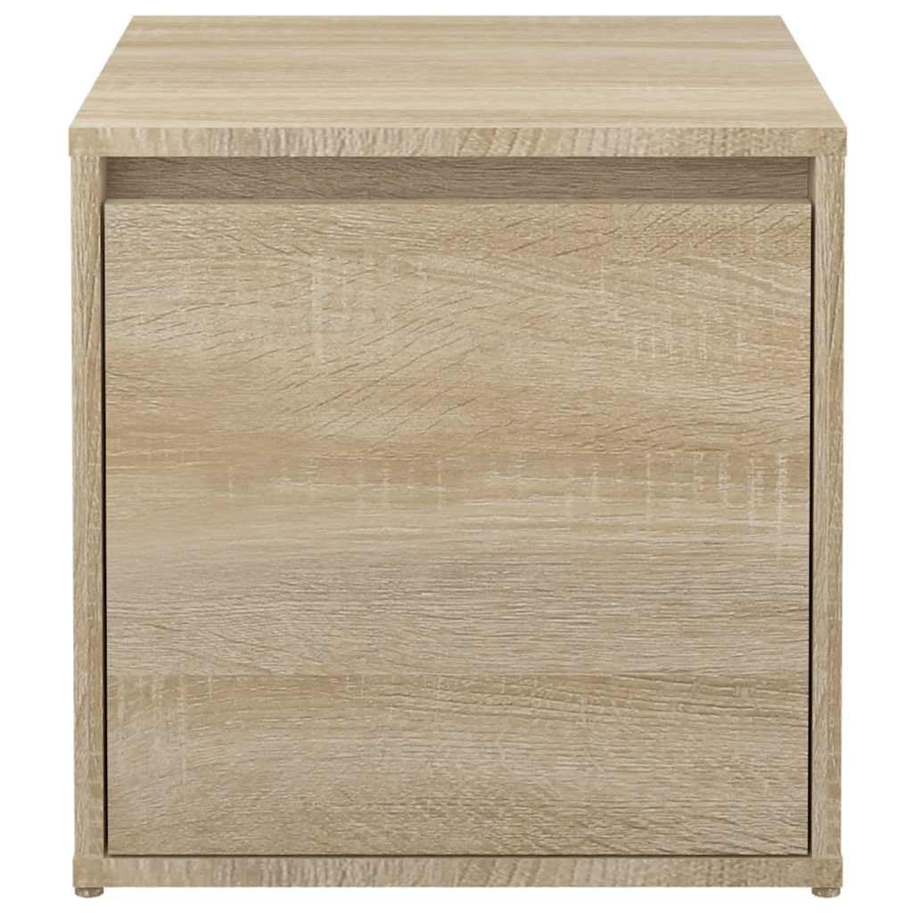 Pudełko z szufladami dąb Sonoma z materiału drewnopochodnego 40,5 x 40 x 40 cm z szufladą, miejsce do przechowywania do salonu, sypialni, przedpokoju i biura, porządek na ubrania i książki