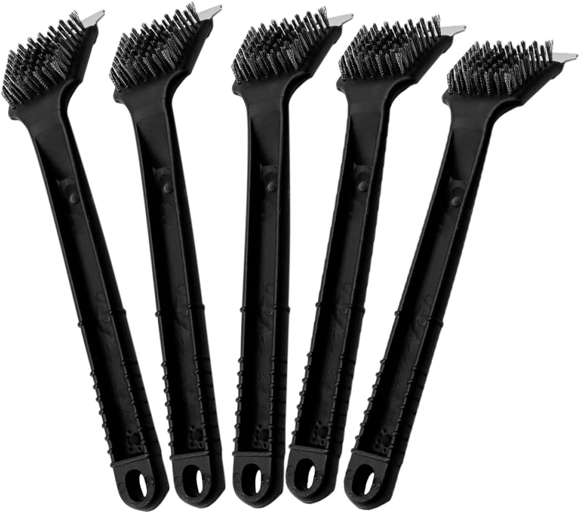 SUPVOX 5pcs Long Handle Bird Cage Cleaning Brush Professional Bird Brush for Parrot Cage No Shedding Scrubber
