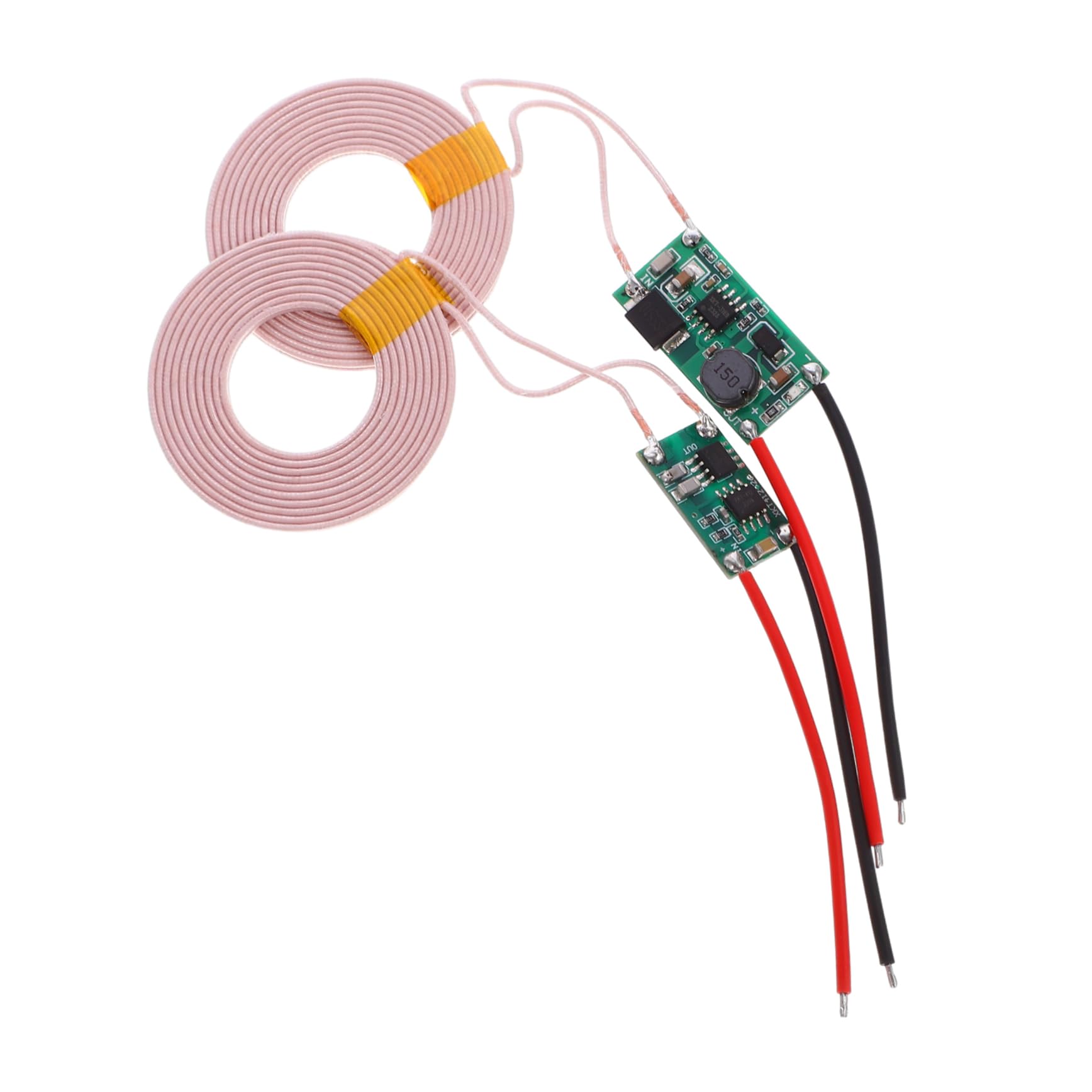 Módulo inalámbrico de carga 5V 2A transmisor receptor kit de 2 piezas para móviles 8