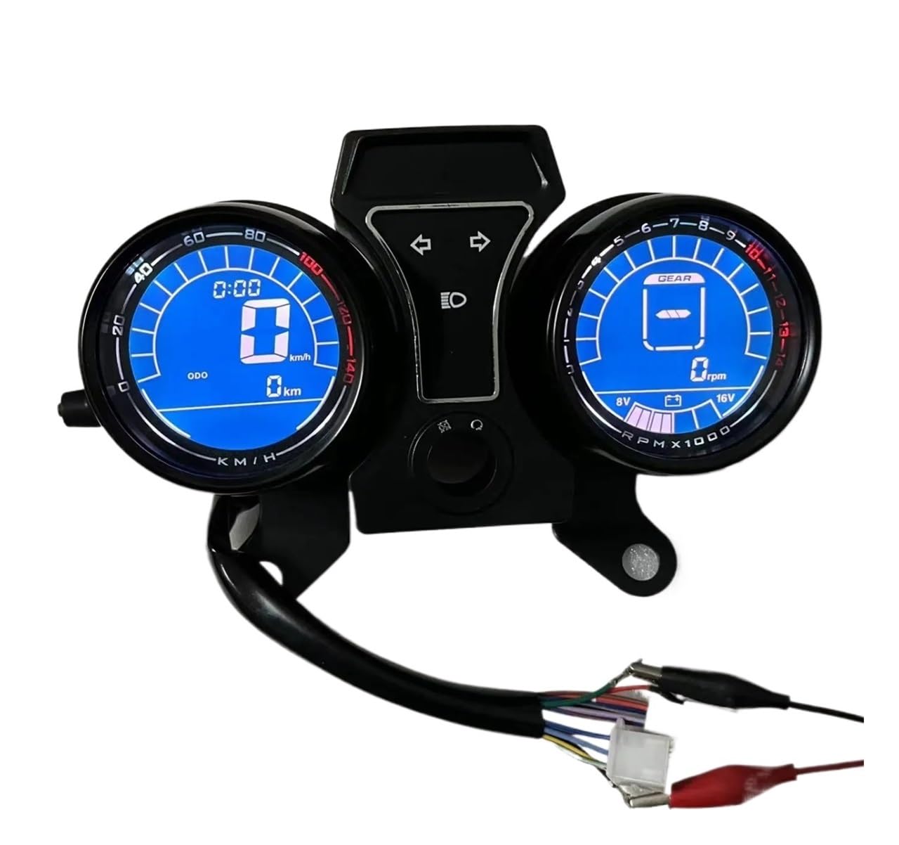 Contagiri contachilometri Per Ft150s/dt1 FT125 DT125 Per CG150 CG200 Moto Tachimetro Contagiri LED Digital Meter Assembly