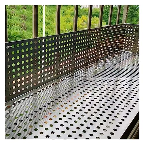 Tôle perforée en acier inoxydable 304 pour garde-corps de balcon 46x122 cm