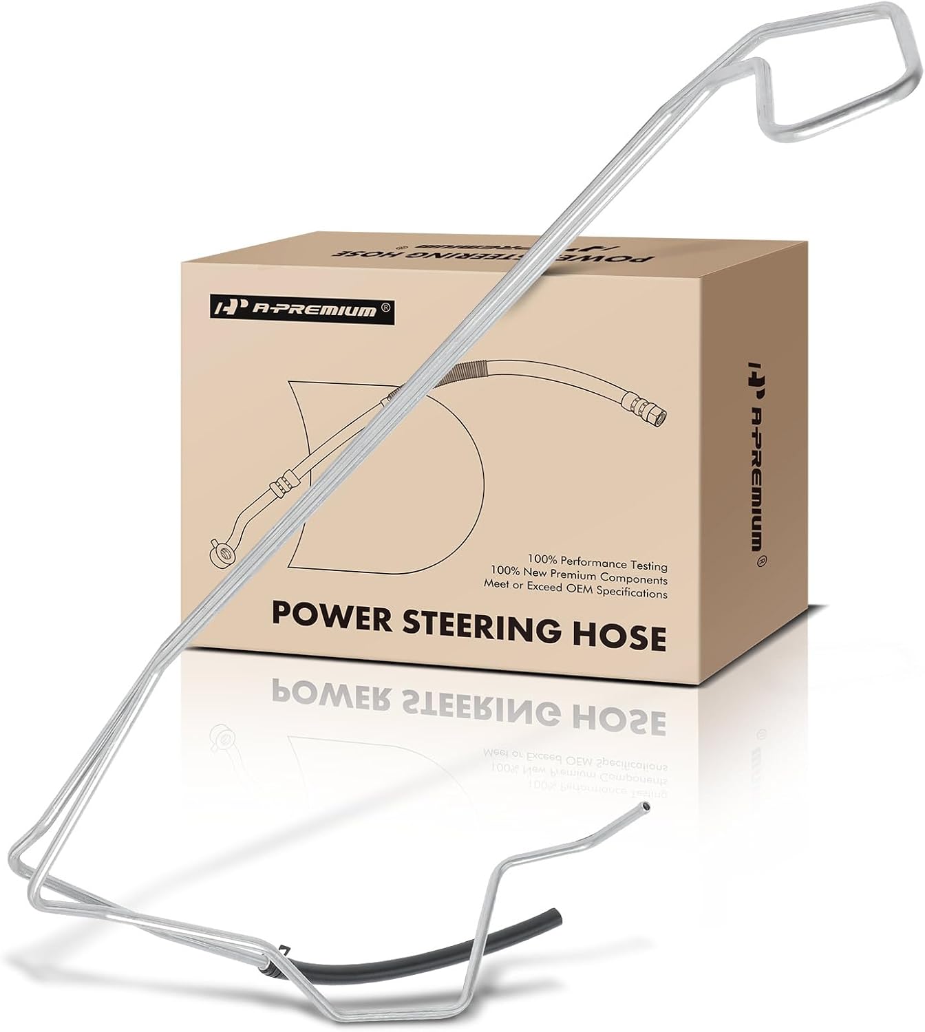 A-Premium Power Steering Hose Return Hose Line Assembly Compatible with Ford Escape 20004-2007 & Mazda Tribute 2005-2006 & Mercury Mariner 2005, Cooler Tube