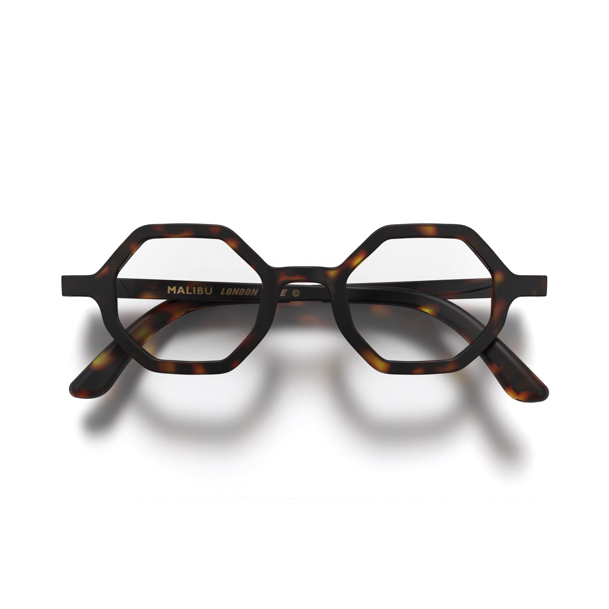 LONDON MOLE® Malibu reading glasses, Rubberised Tortoiseshell, 2x