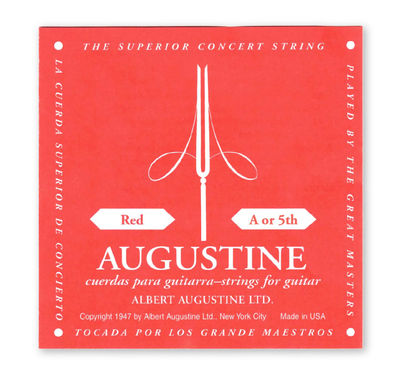 Augustine Red Label Classic Medium Tension Single Strings (5th/A String)