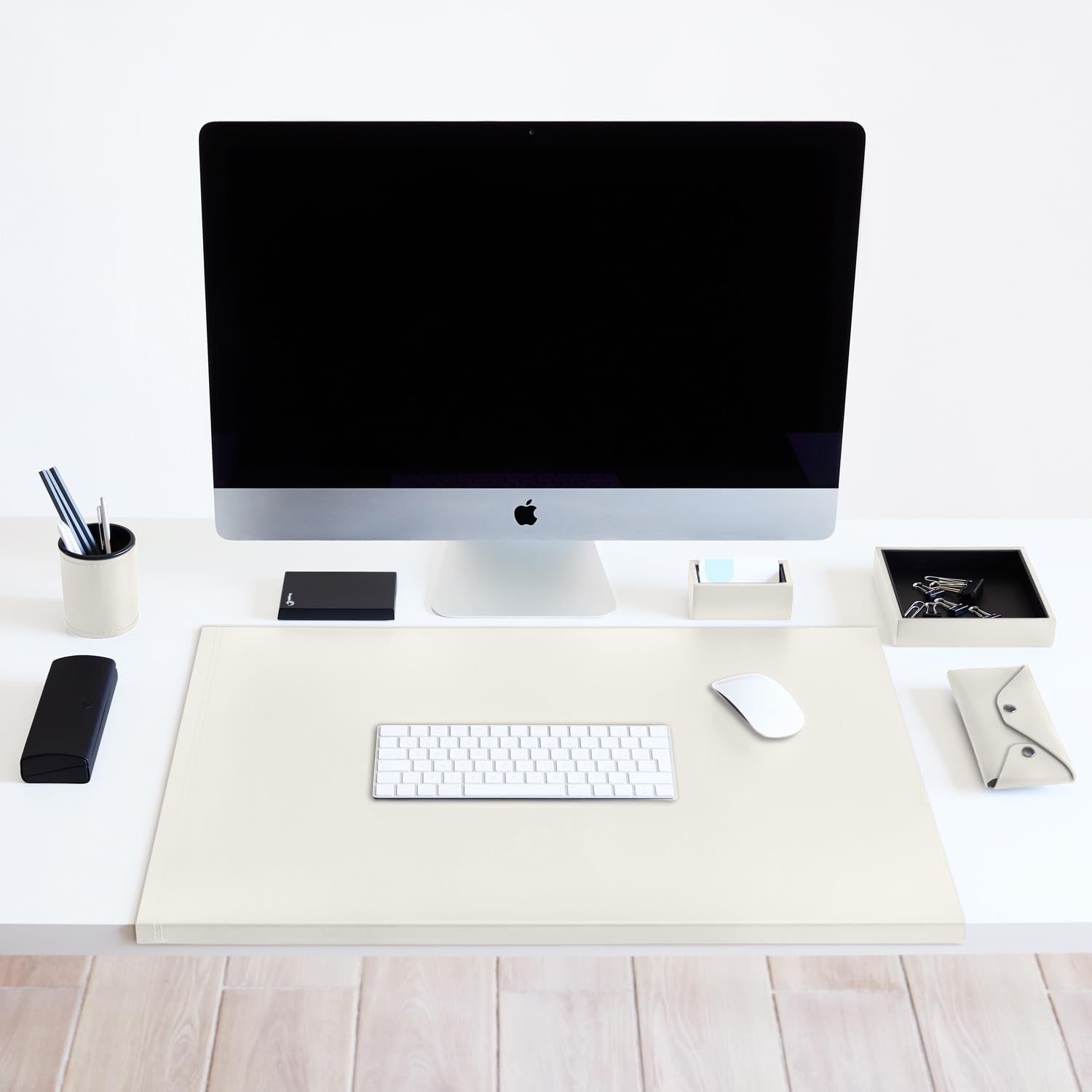 Sottomano Per Scrivania In Cuoio Eglooh Urania | 70x50 Cm, Made In Italy - Foto 9