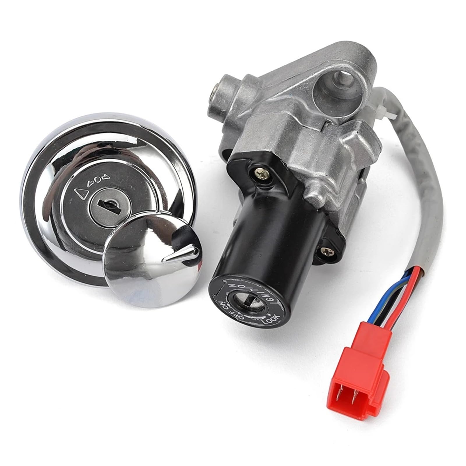 Encendido Motocicletas Para XVS400C Para XVS400 Para Arrastre Para Interruptor De Encendido Estrella Llave Bloqueo Asiento 4TR-82021-00 4TR-82501-00 4TR-82501-01