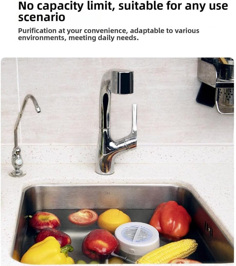 Original Premium Produce Cleaner, Best Ultrasonic Vegetable Produce Cleaner Device, Veggie Cleaning Machine, Deep Cleaning Surface Residues, Ipx7 Waterproof Cordless Device for Berries Meat (1PC)