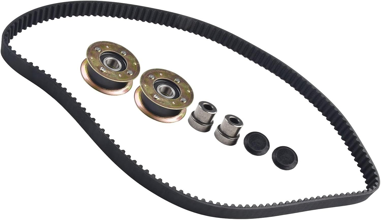 Lawn Mower Idler Pulley and Belt Kit 131-4509 125-2532 120-3335 for TimeMaster for TurfMaster 30in Deck Walk-Behind Models