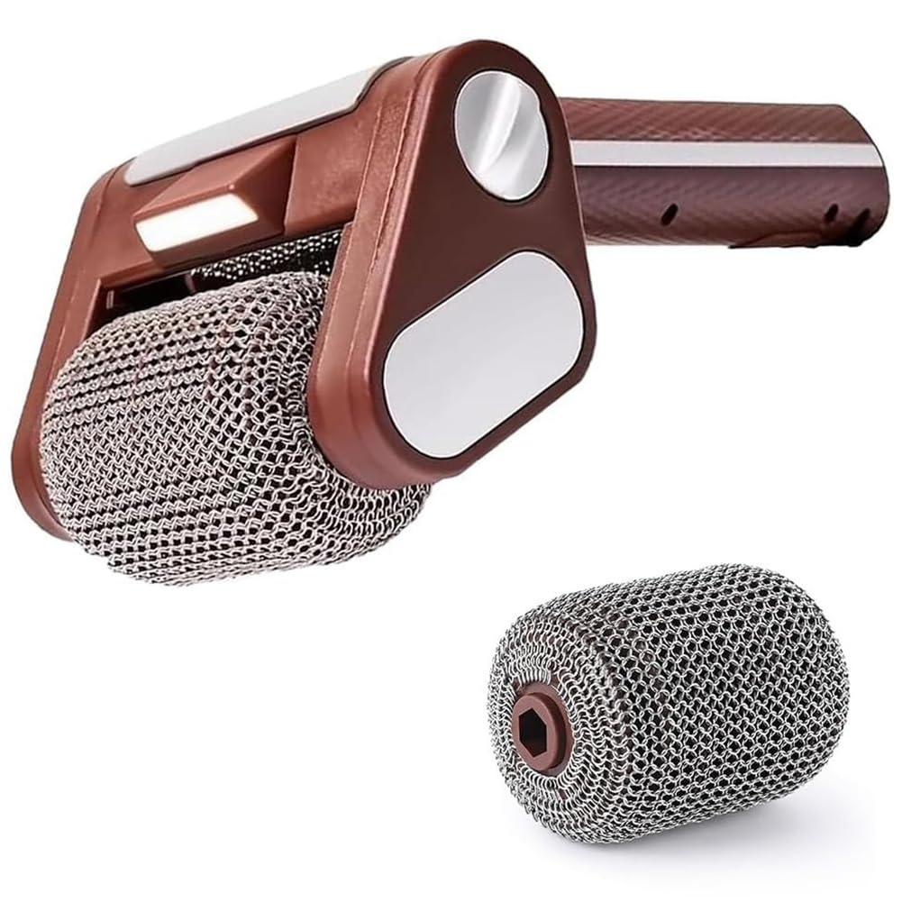 CTRLZS Grill Brush Rechargeable Grill Cleaning Scrub Brus Rechargeable BBQ Tool Barbecue Cleaner Tool