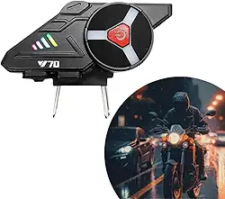 Fone de Ouvido Bluetooth 5.0 Resistência IPX4 Para Capacete de Moto com Microfone Integrado, Bateria Longa Duração, Áudio Nítido, Resistente à Água