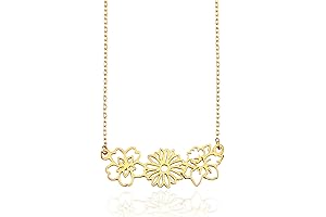 Custom Birth Flower Necklace: The Perfect Gift for Mom