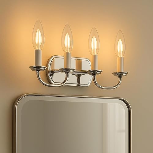 Miniatura 5 de Bioluz LED Bombilla de candelabro de filamento de 4 W, base E12, bombillas LED de alta eficiencia, certificación UL, paquete de 6