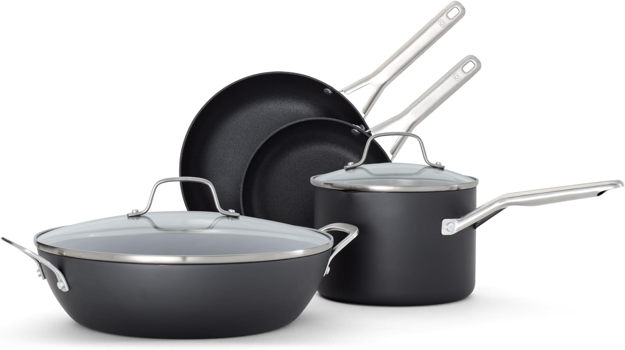 Hard-Anodized Nonstick 6-Piece Cookware Set
