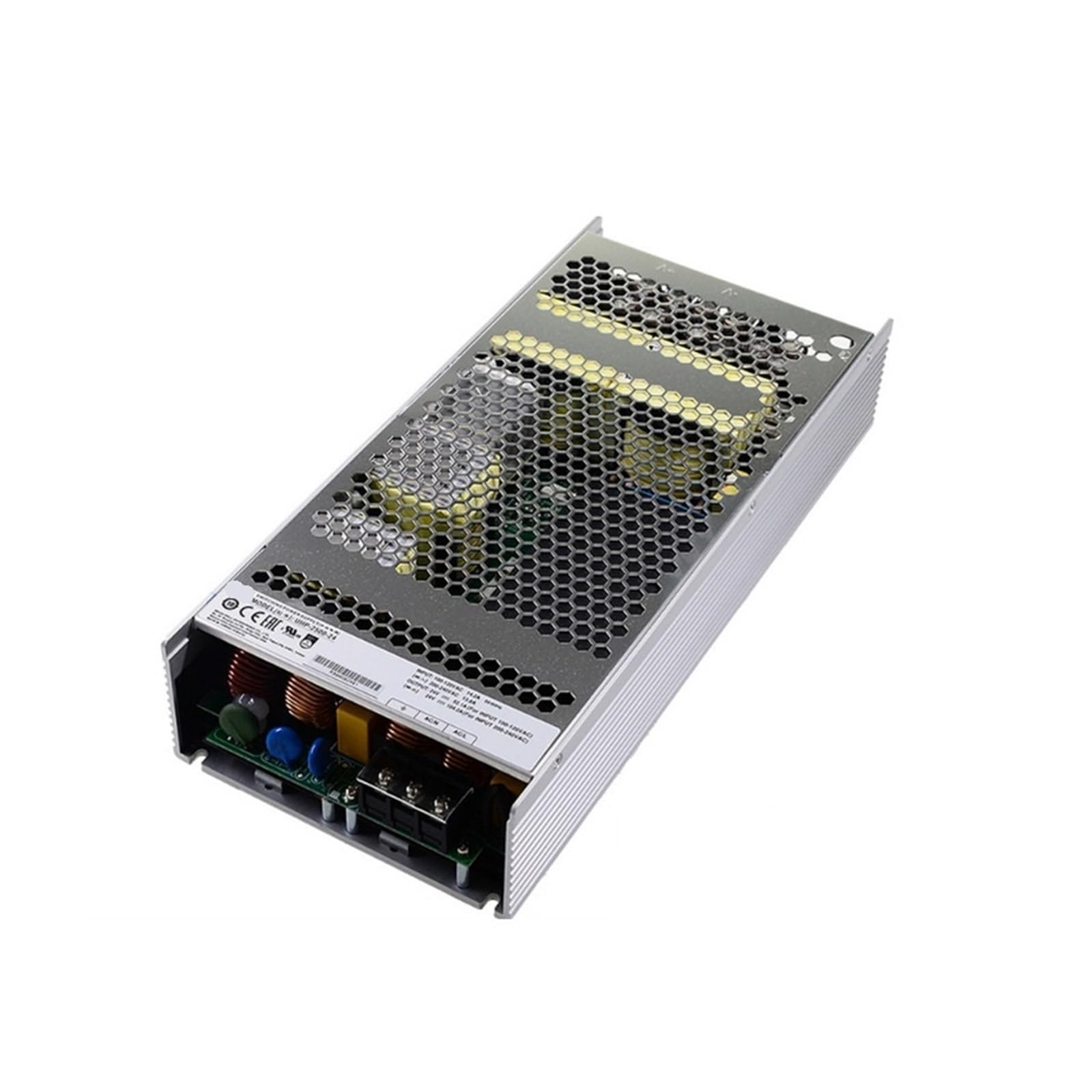 UHP-2500-24 Power Supply 24V 2500W Conduction Cooling with PFC Switching